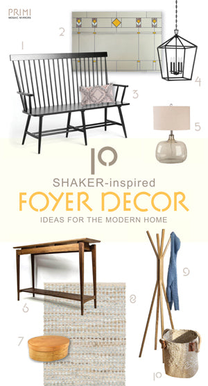 10 Shaker-inspired Foyer Décorating Ideas for the Modern Home