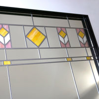 Closeup detail of "Marietta 24x24" Craftsman mirror